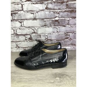 Mezlan Cantabria Black Leather Cap Toe Oxfords Dress Shoes Men’s Sz 10W US/43EU